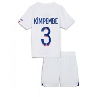 Paris Saint-Germain Presnel Kimpembe #3 Fußballbekleidung 3rd trikot Kinder 2022-23 Kurzarm (+ kurze hosen)